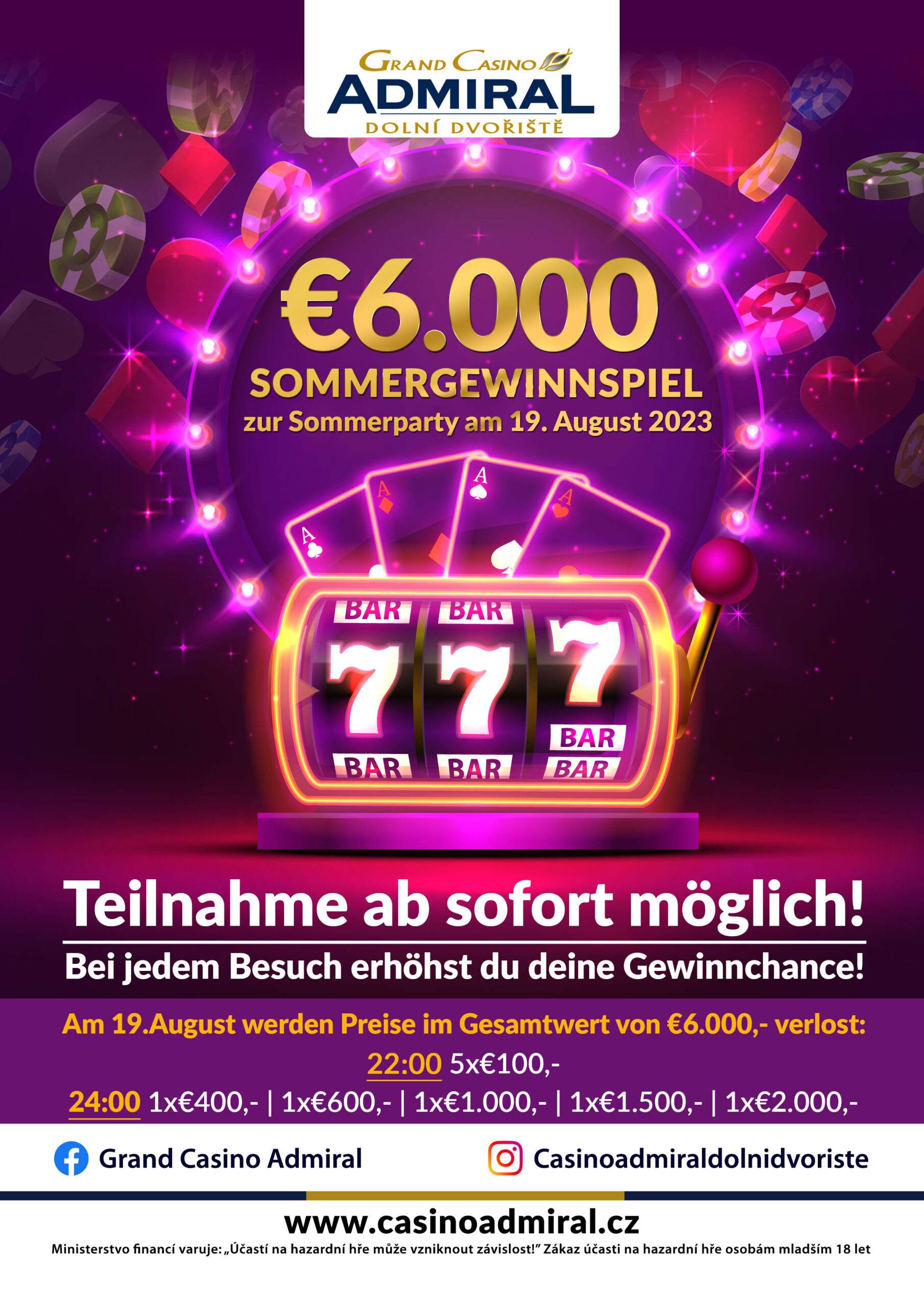 admiral casino online