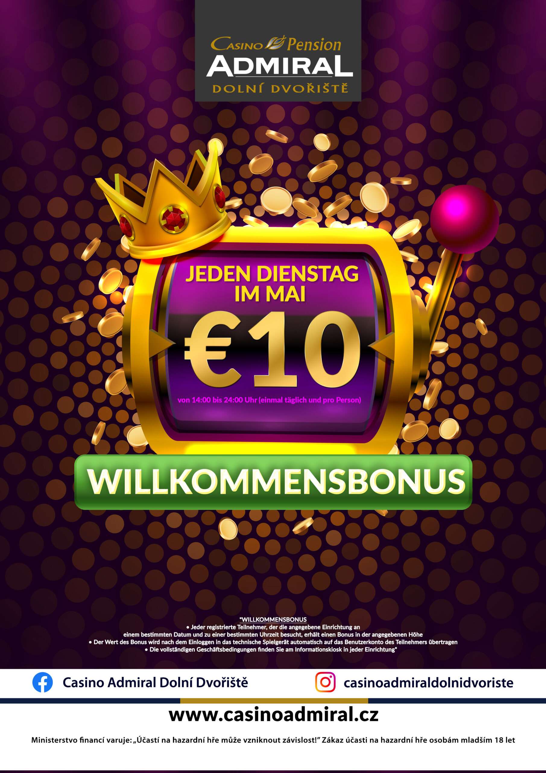 admiral casino bonus